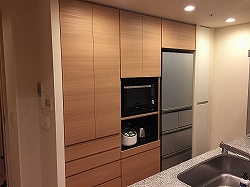 オーダー家具。オーダーカップボード【257】東京有明 東京都有明マンション オーダーカップボード