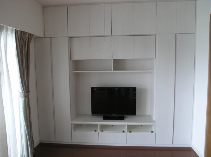 清瀬市オーダー壁面収納テレビ台 清瀬市オーダー家具169