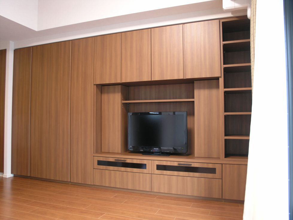 壁面収納 テレビボード 176千代田区ｋ様邸 オーダー家具